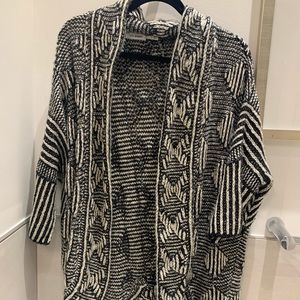 Blu Pepper Patterned Cardigan